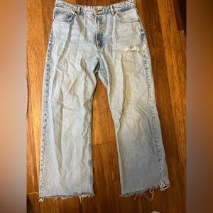 Zara Light Blue Distressed women’s Jeans